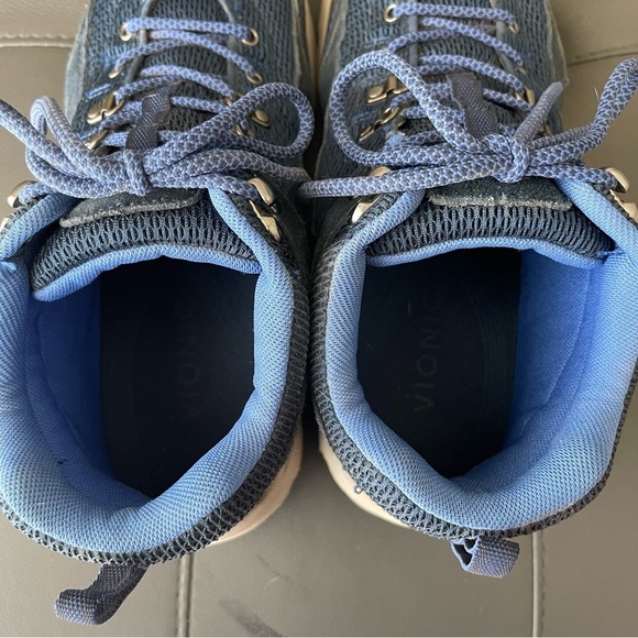 Vionic Cypress Trail Walker Hiking Boots Shoes Navy Blue 8.5 - Picture 7 of 16